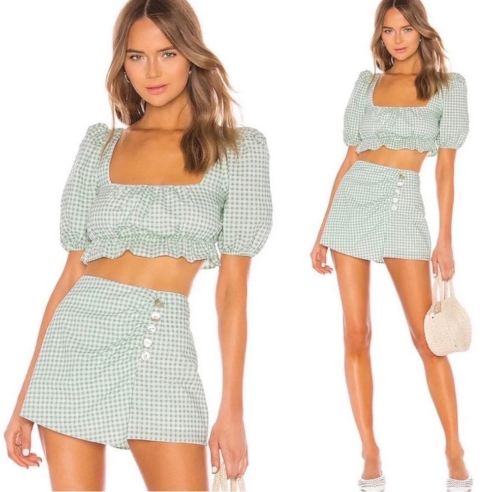 Lovers + Friends SET  Channing Top & Skort’s  (NWOT)